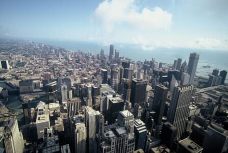 Chicago vu du haut de la Sears Tower
