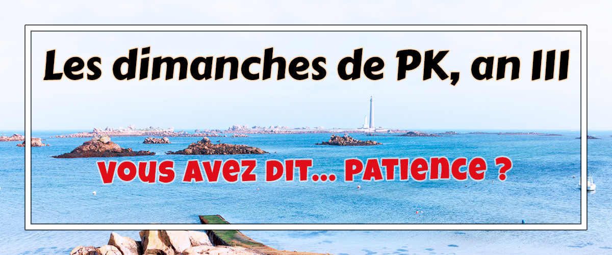 Les dimanche de PK : les vertus de la patience
